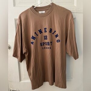 Anine Bing Caden Tee - Beige